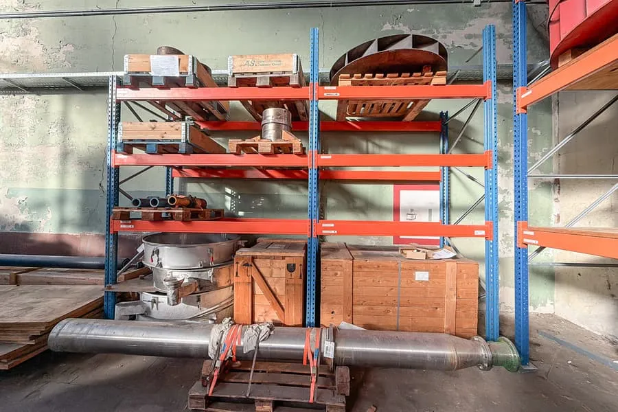 Rayonnage à palettes, env. 4 mètres linéaires