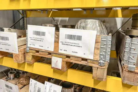 Paleta ze sprzęgłami zębatymi łukowymi LBGK110 i LBK125