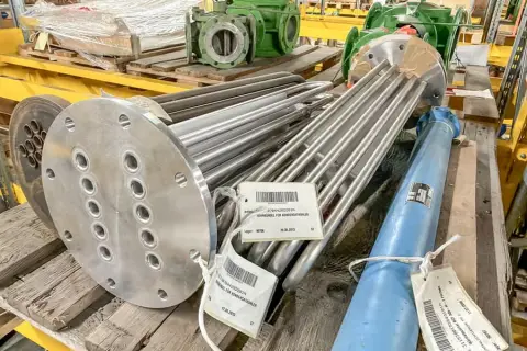 2 buizenbundels voor condensor