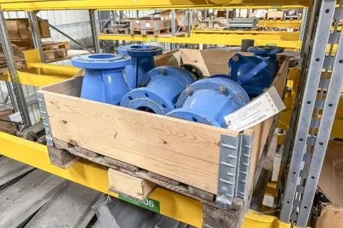 Pallet met terugslagklep