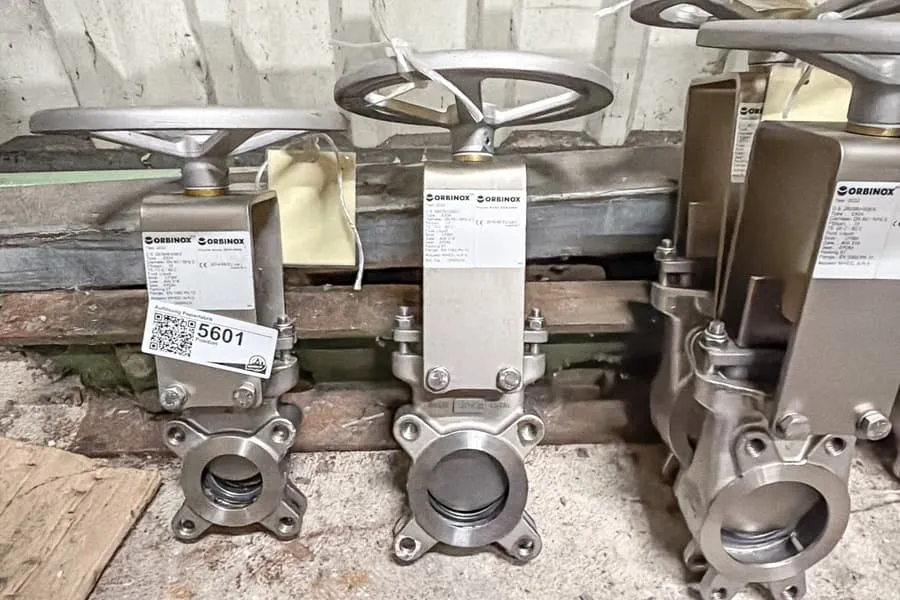 Orbinox EX04 DN 65 schuifafsluiter