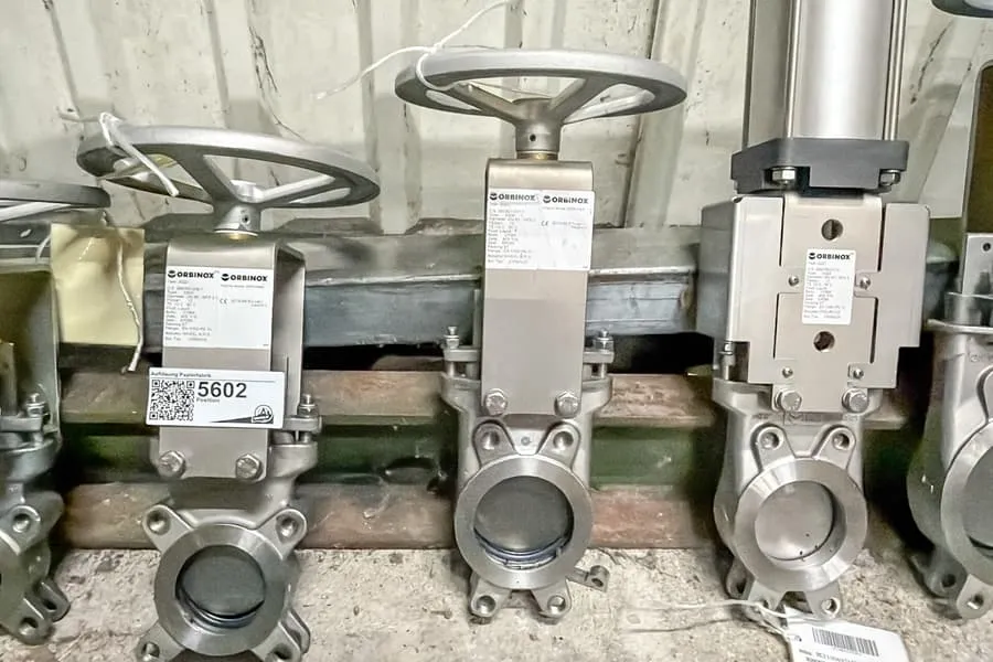 Orbinox EX04 DN 80 schuifafsluiter