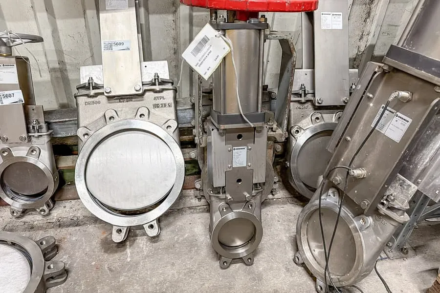 Orbinox EX04 DN 125 schuifafsluiter