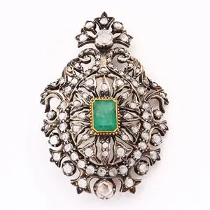 Diamanten hanger/broche