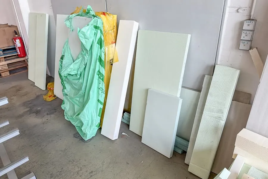 Lot of various polystyrene