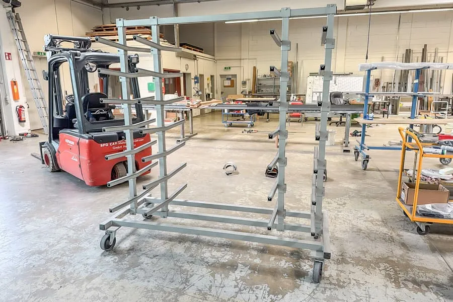 Schüco PTW Langstab RU-PWD2000/7 multi-tier transport trolley