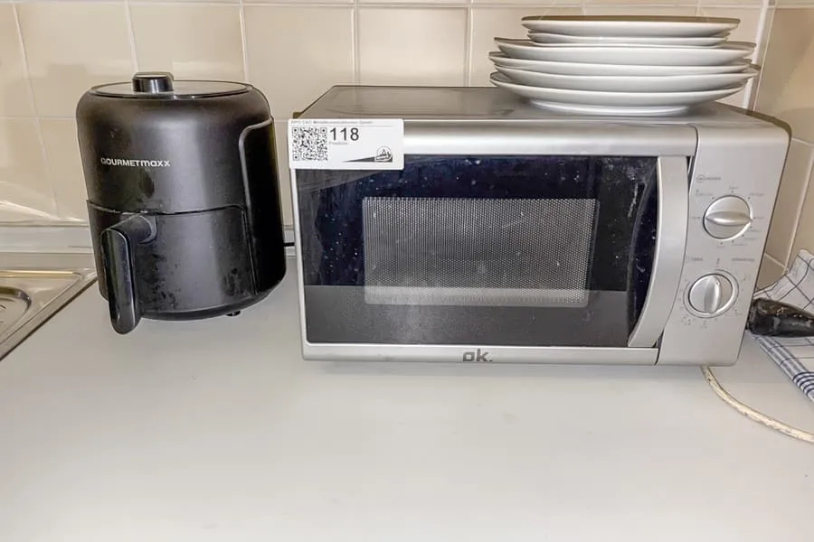 Air fryer and microwave