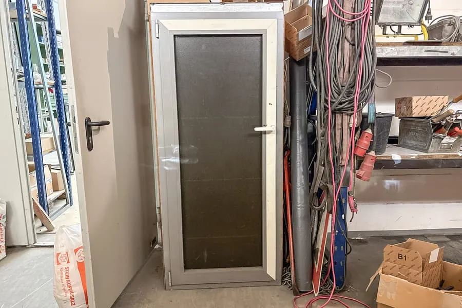 Storage cabinet with contents: miscellaneous