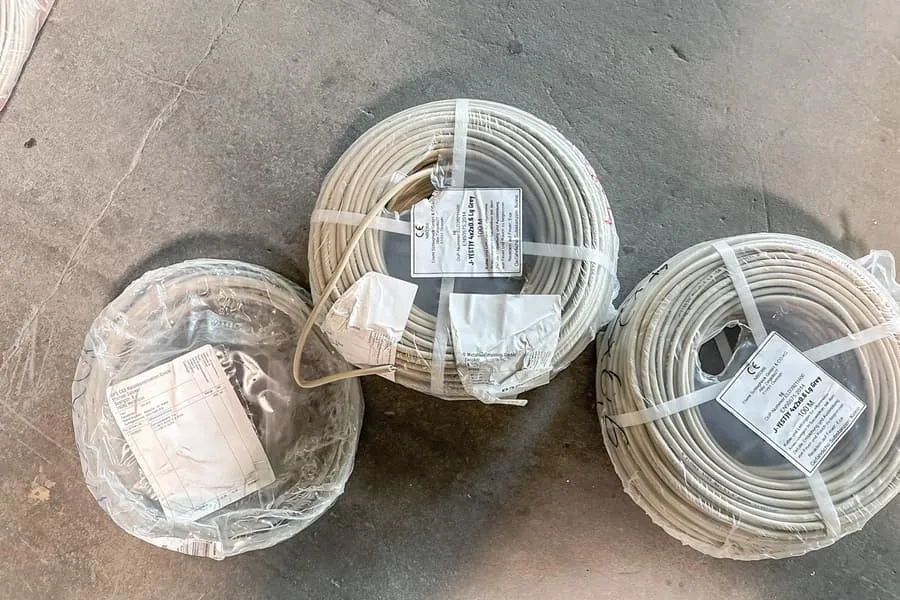 Lot of various cables