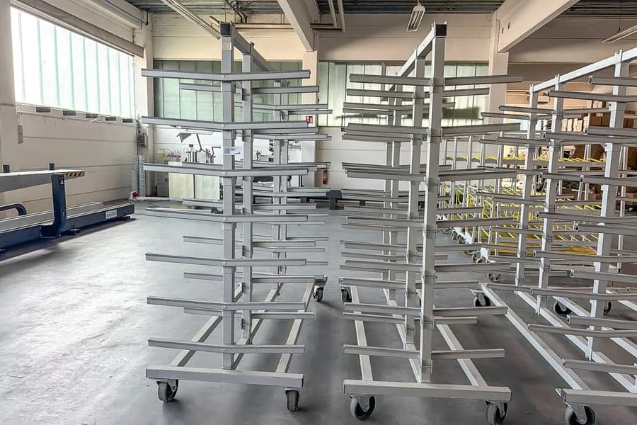 2-tier transport trolley