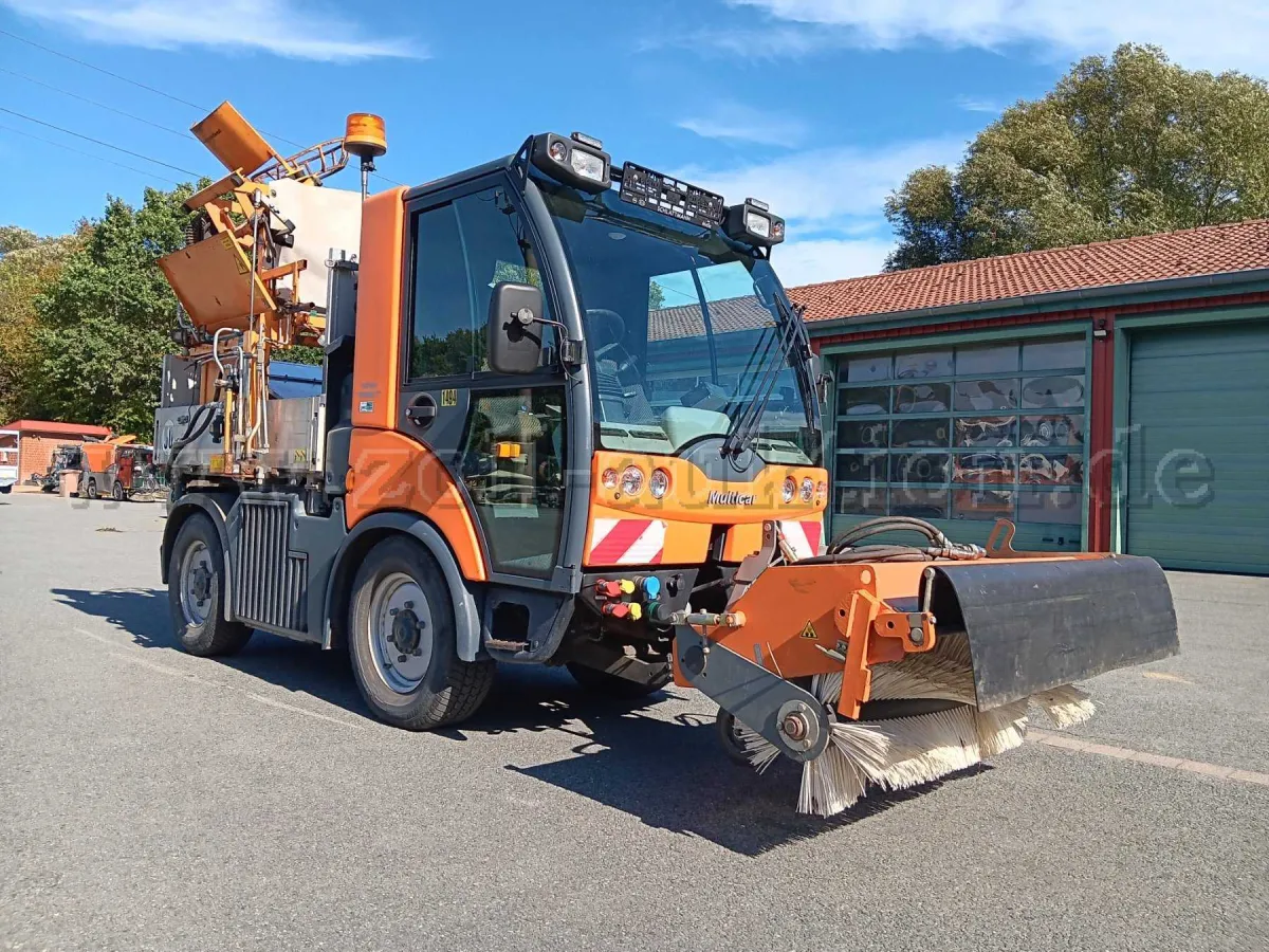 1 Hako Multicar Tremo with flatbed, sweeper, spreader and gully cleaner