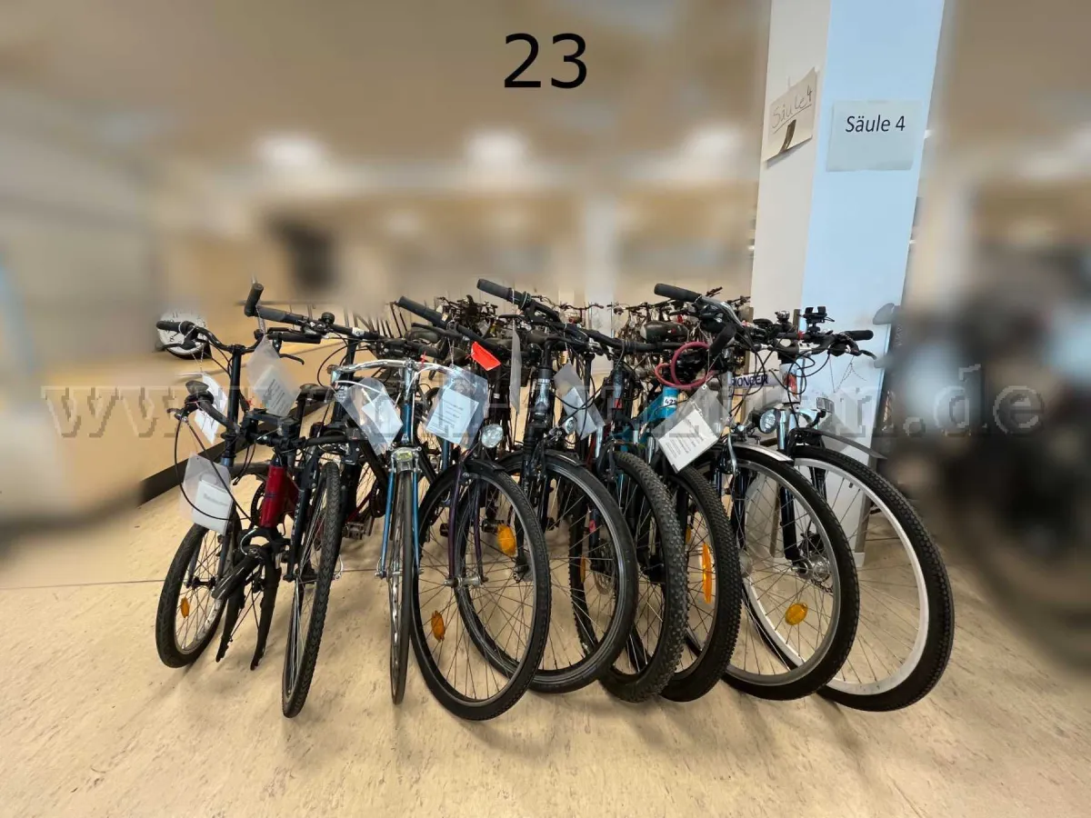 1 Pedelec et 9 vélos en lot, types et marques divers