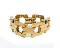 Großgliedriges Armband, 14kt Gelbgold, ca. 49 g, ca. 19 cm lang