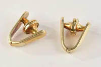 Paar Vintage Manschettenknöpfe, 14kt Gelbgold, gestempelt Malix, zus. ca. 14.9 g