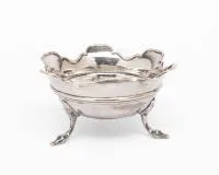Stříbrný komfoor (brazier), Nizozemsko, pravděpodobně Haag, 1727, stříbro, pr. cca 15,5 cm, cca 337 g