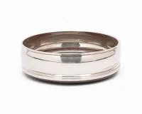 Dessous-de-bouteille, Londres, 1991, marque du fabricant DRM, argent sterling, ø 12 cm, env. 120 g