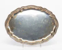 Tray, Wilkens, silver 925, shaped form, model number 7855, approx. 33 x 25 cm, approx. 447 g
