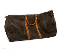 Vintage-Reisetasche, Louis Vuitton, Monogram Canvas, ca. 35 x 59 x 27 cm, Gebrauchsspuren