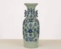 Vloervaas, China, vermoedelijk Qing, ca. 58,5 cm hoog