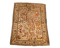 Kork-Ghom, auf Seide, Iran, sehr feine Knüpfung, ca. 1.60 x 1.05 m