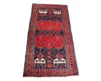 Tapis kurde, Kurdistan, ancien, env. 2,65 x 1,26 m