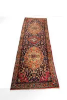 Bakhtiari, Iran, three medallions, floral motifs, three-part border, approx. 5.22 x 1.60 m