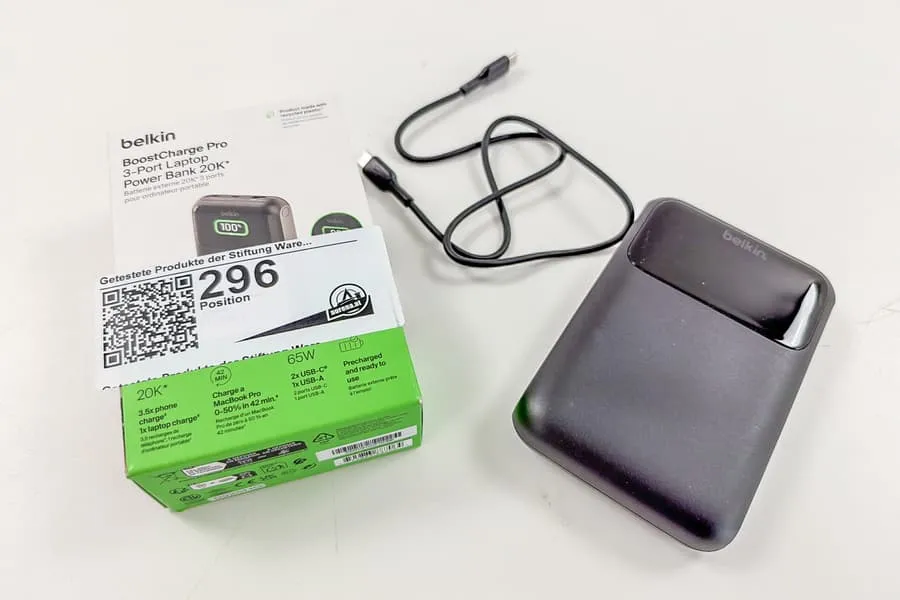 Powerbank Belkin BoostCharge Pro 20000 мАч чёрный