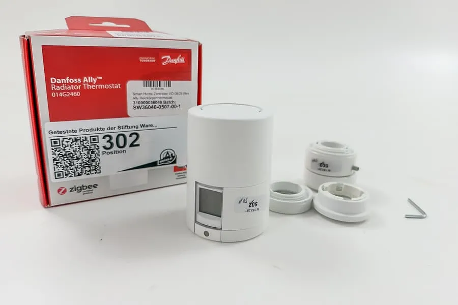 Smart home hub accessory Danfoss Ally Radiator Thermostat