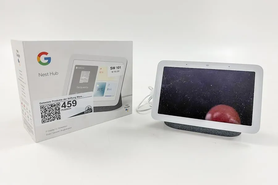 Centrale domotique Google Nest Hub, 2e génération, écran 7"