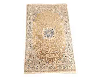 Kork-Nain, avec soie, Iran, nouage très fin, env. 2,14 x 1,23 m