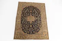 Nain Tudesch, Iran, avec soie, tissage très fin, env. 2,52 x 1,64 m