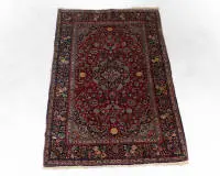 Keshan, Iran, tissage fin, env. 2,14 x 1,30 m