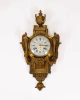Neoclassicistische cartelklok "au vase", Lodewijk XVI, Frankrijk, circa 1780, gesigneerd OLIN A PARIS, ontwerp Jean Charles Delafosse