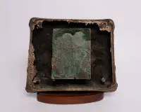 Sculpteur du 20e s., "Squelette d'une chauve-souris", bronze, monogrammé et numéroté GE 2, 23 x 28 cm