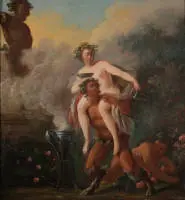 Caresme, Jacques-Philippe (1734 Paris - 1796 Paris, élève de Charles-Antoine Coypel (1694-1752, son œuvre variée comprend des peintures d'histoire, des paysages, des scènes galantes et des bacchanales),