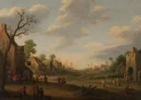 Droochsloot, Joost Cornelisz. (1586 Utrecht - 1666 Utrecht, leerling van David Vinckboons, lid van het Sint-Lucasgilde in Utrecht, vader van Cornelis Droochsloot),