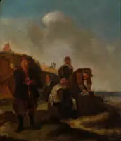 Molenaer, Jan Miense (1609/1610 Haarlem - 1668 Haarlem, leerling van Frans Hals, getrouwd met Judith Leyster, schilderde voornamelijk allegorieën, genrestukken en portretten),