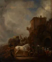 Wouwerman, Philips (1619 Haarlem - 1668 Haarlem), probably,