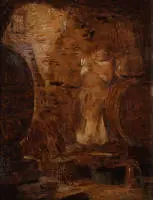 Grützner, Eduard von (1846 Großkarlowitz - 1925 Munich, studied at the KA Munich, pupil of K.T. von Piloty, specialized in depicting monastic life, mainly in cellars, kitchens and beer halls), after,