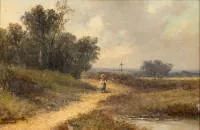 Hulk, Abraham młodszy (1851 Holandia - 1922 Anglia, syn i uczeń słynnego malarza marynisty Abrahama Hulka starszego (1813-1897), który założył słynną dynastię artystyczną)