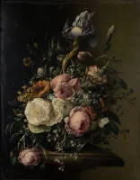 Osbeck, Josef (auch Oskar Becker) (1898 Sülzen - 1982 Düsseldorf, deutscher Stilllebenmaler),