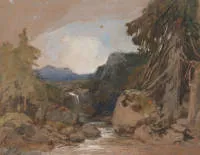 Schirmer, Johann Wilhelm (1807 Jülich - 1863 Karlsruhe, žák a později profesor KA Düsseldorf, ředitel umělecké školy v Karlsruhe, významný krajinář, leptáč a litograf), připsáno