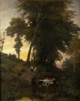 Thomas, Karl Gustav Adolf (1834 Zittau - 1887 Dresden, deutscher Landschaftsmaler),