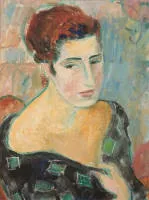 Haas-Gerber, Gretel (1903 Offenburg - 1998 Offenburg, studied at the Badische Landeskunstschule in Karlsruhe, between 1925 and 1927 at the KA Munich. With the Nazi seizure of power, her art increasingly came under criticism....