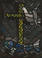 Kamps, Heinrich (Krefeld 1896 - 1954 Düsseldorf, student of the Krefeld and Hamburg arts and crafts school, initially influenced by Expressionism, later New Objectivity style or linear-planar composition, director of the State Art School in Berlin,...