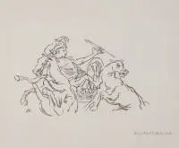 Кокошка, Оскар (Пёхларн 1886 - 1980 Монтрё, учёба в Школе художественных ремёсел Австрийского музея искусства и промышленности в Вене, живописец, график и поэт),