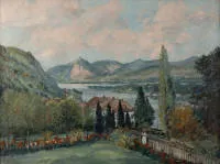 Reifferscheid, Hans (1901 Koblenz - 1982 Euskirchen, Landschafts-, Stillleben- und Städtemaler),