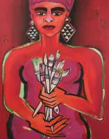 Bach, Elvira (geb.1951 in Neuenhain, Vertreterin der Neuen Wilden, Studium an der Hochschule der Künste Berlin),