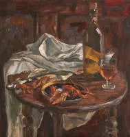Lednev, Valery (geb. 1940 in Avdotyino, gilt als eine prägende Figur der zeitgenössischen russischen Kunstszene. Er hält den Titel des Volkskünstlers der Russischen Föderation),