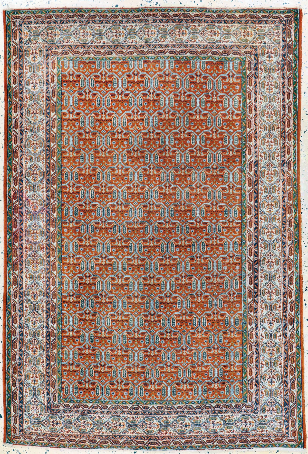 Fine Ghom Kork, Persia, early 20th c., Kork wool on cotton, approx. 180 x 120 cm
